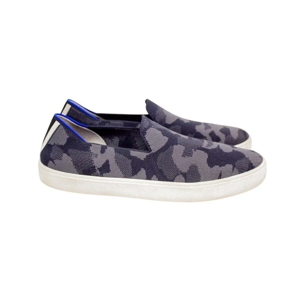 Rothy's The Original Slip On Sneaker Gray Camo